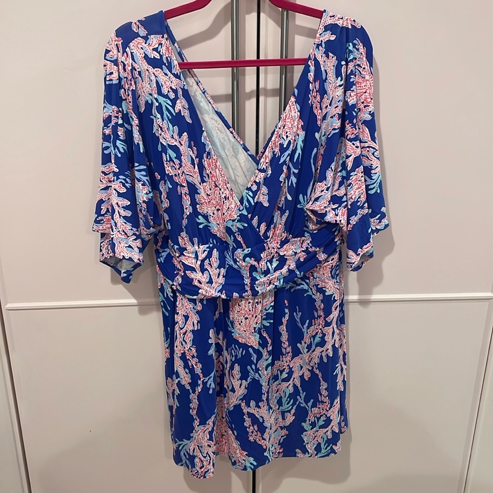 Lilly Pulitzer Parigi Romper Dress XL